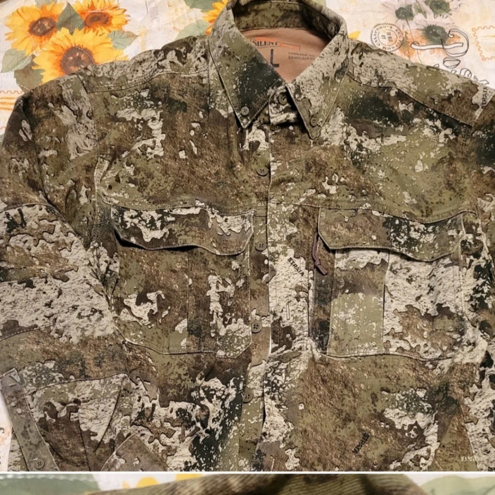 3 camo shirts all size Large